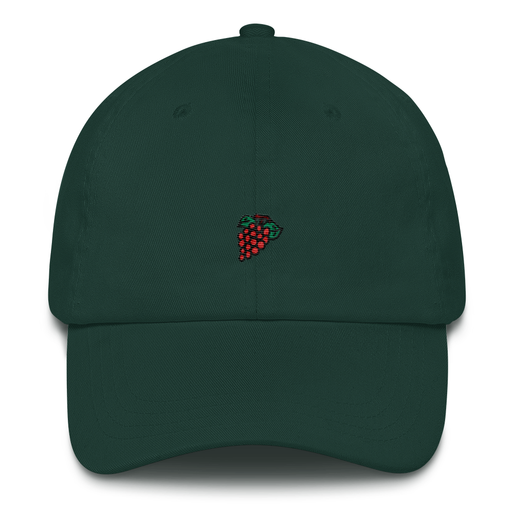 Caps-Printfull-Raisin_mockup_Front_Spruce.png