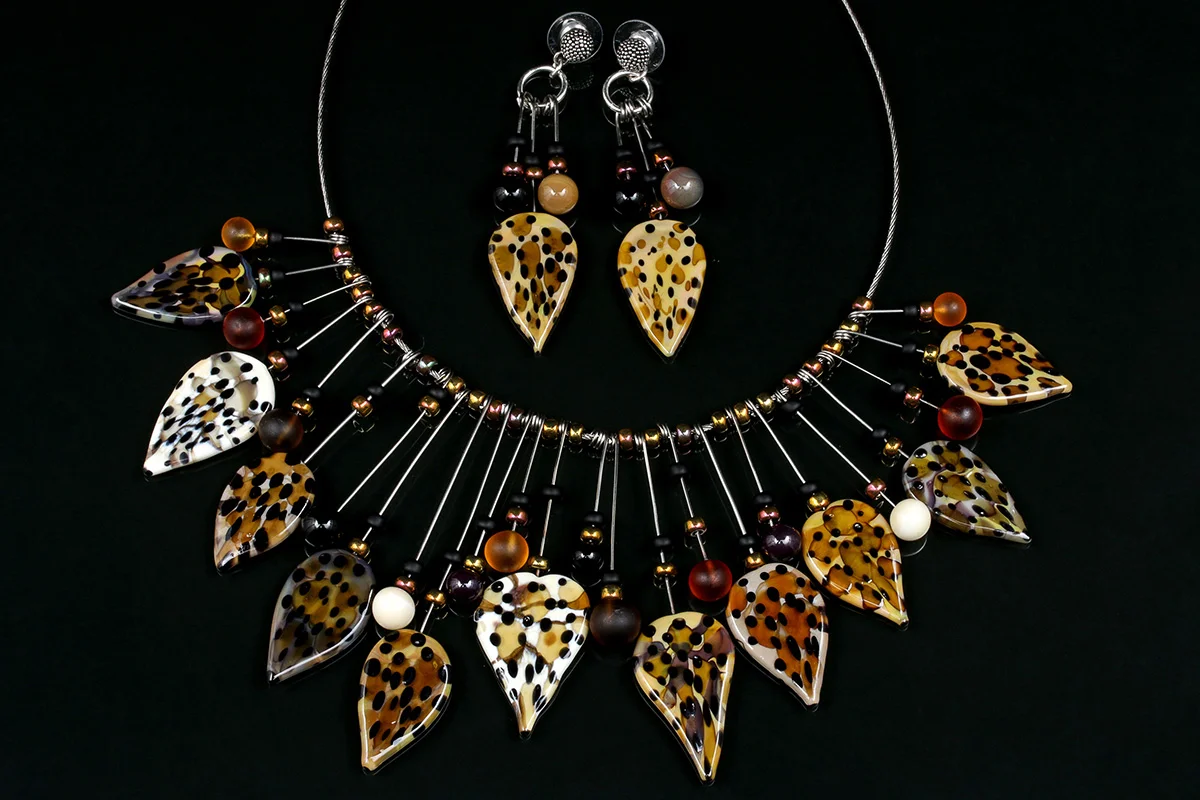 Zootopia, Tribal series Necklace and Earrings