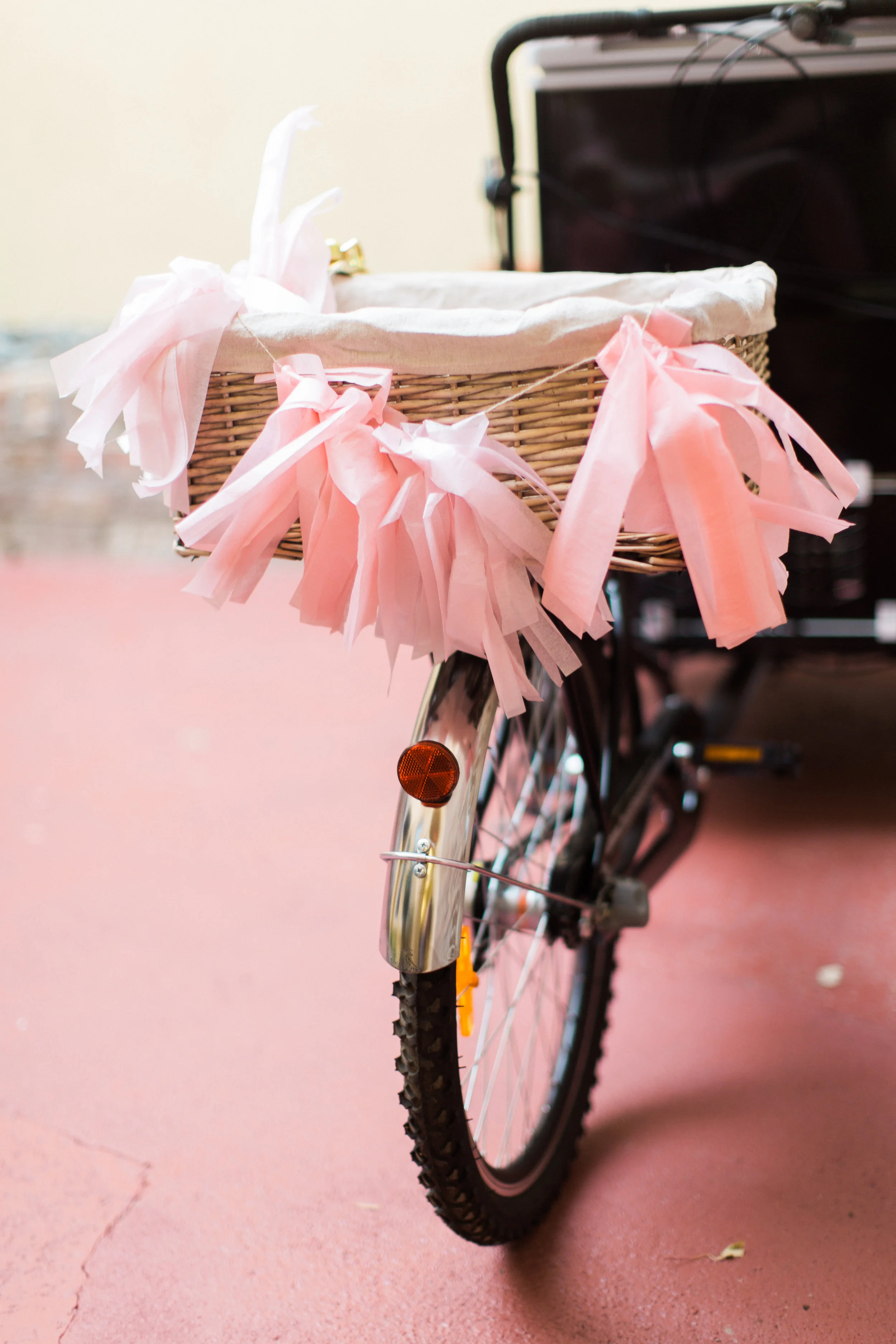 The Tiny Tassel garland // image c/o Rachel Red Photography for Emily Kotarski Bridal