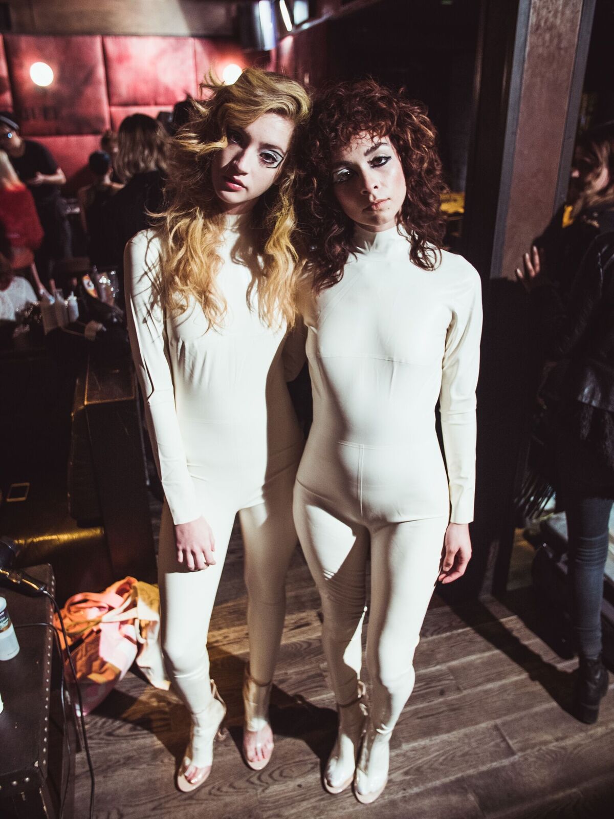 Models hang out with their 'Undefined' American Waves