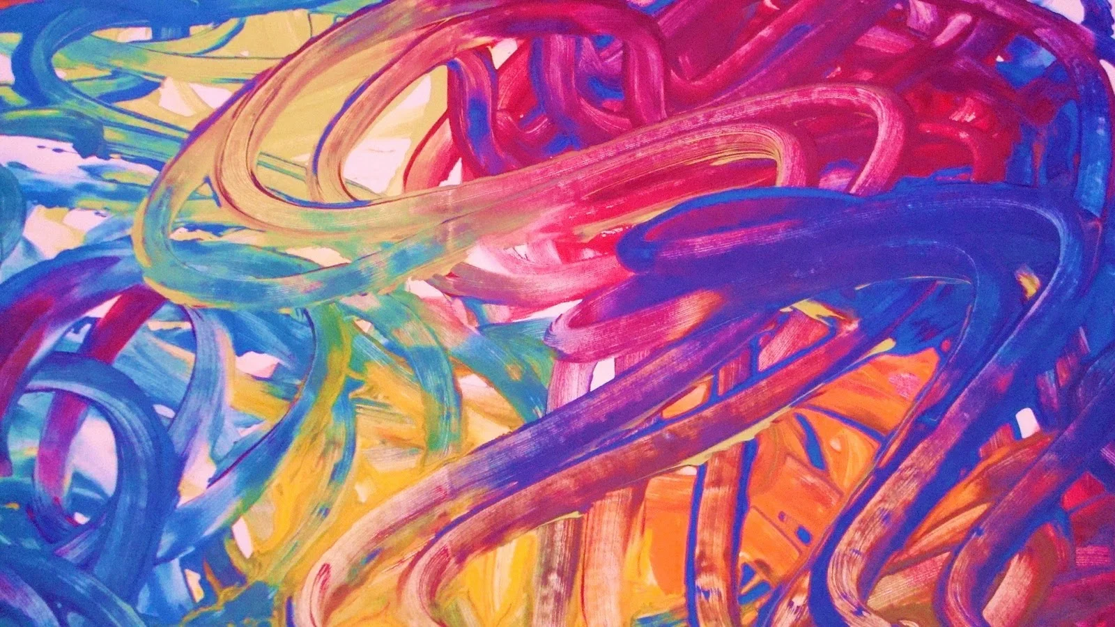 Grab some fingerpaints, and let those feelings out. And bonus: You might get something beautiful to hang on your wall.