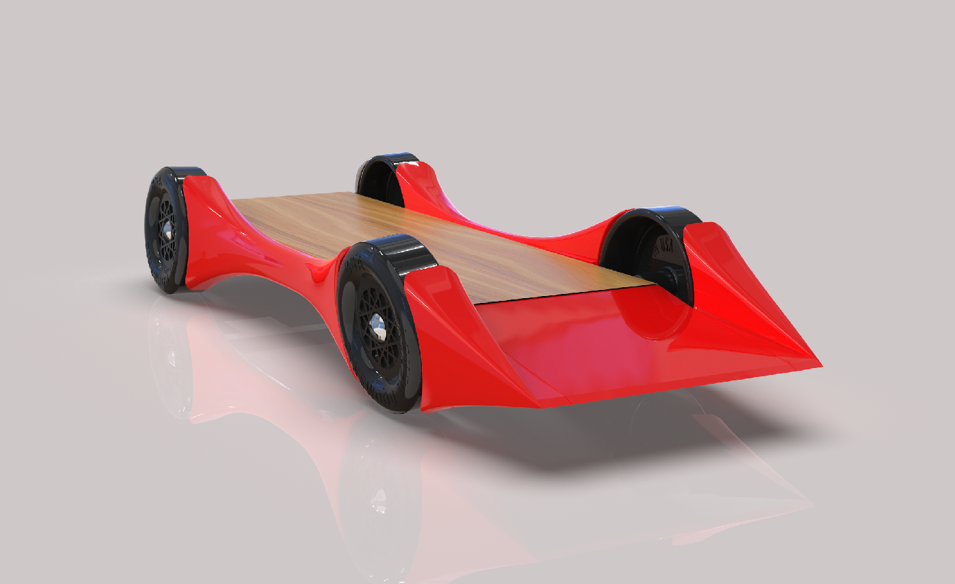 Aerodynamic Pinewood Derby Car