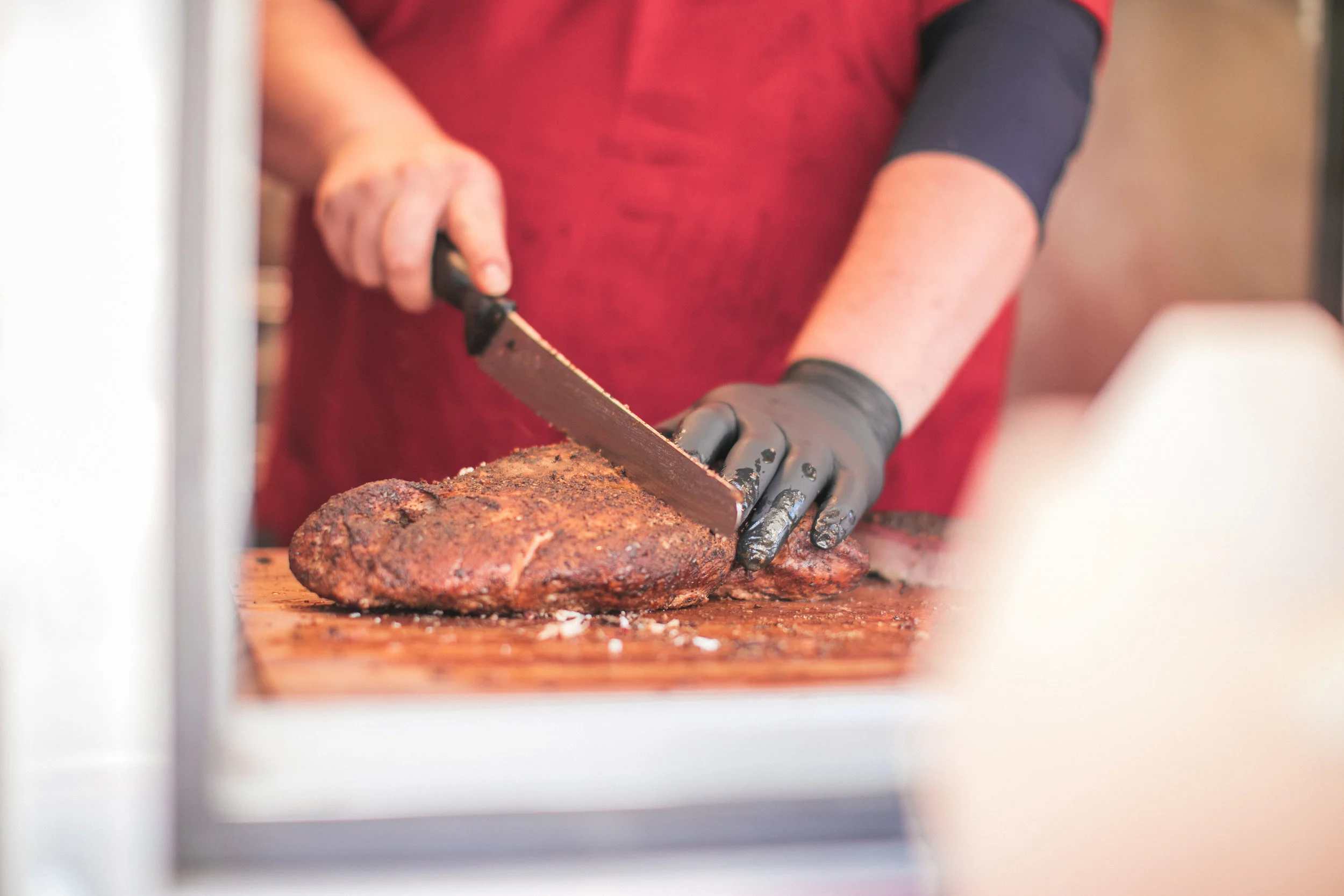 Artisan BBQ getting the treatment at Lake Charles-based Paul's Rib Shack. OA