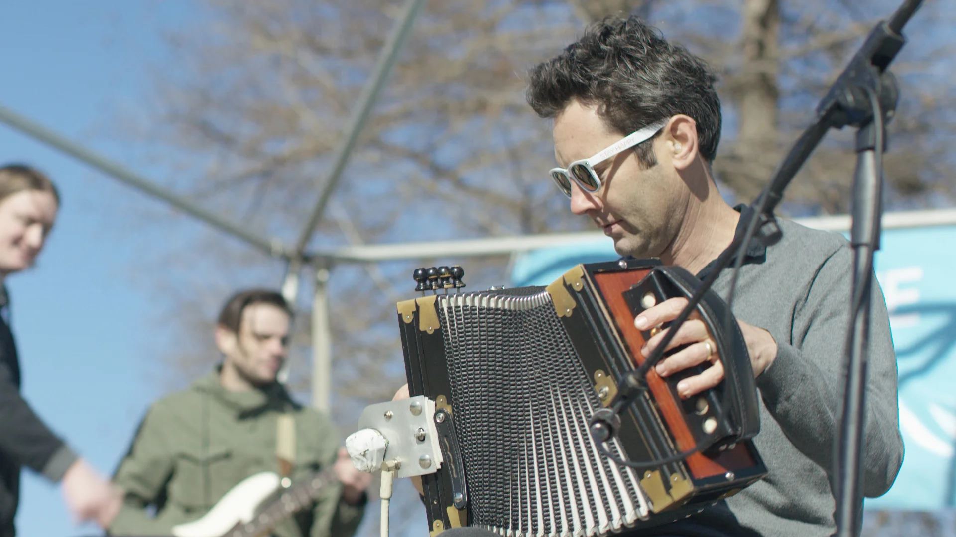 Grammy Award winners the Lost Bayou Ramblers played for two hours during the fest. PR