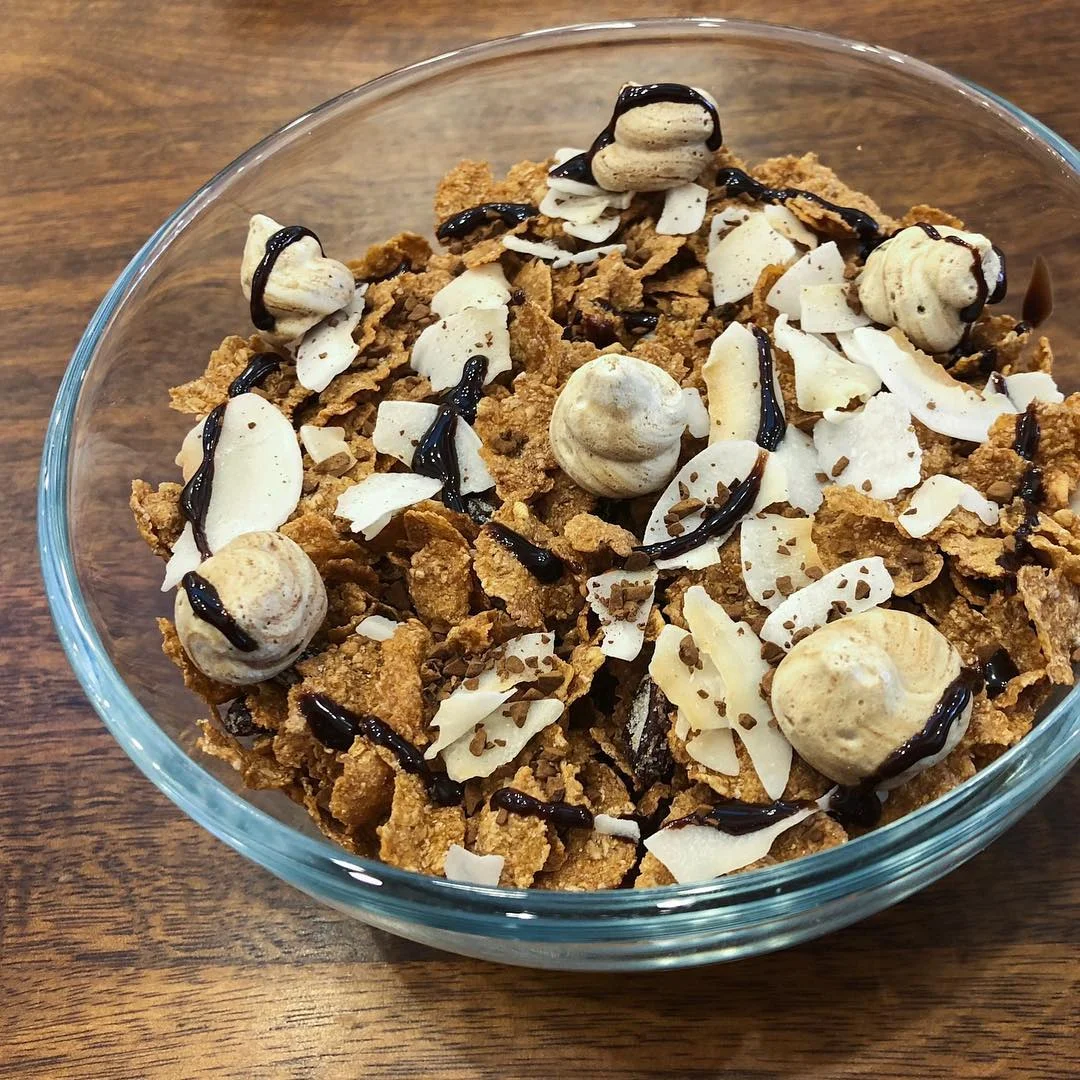 Coffee Meringue Cereal by Kellogg's NYC