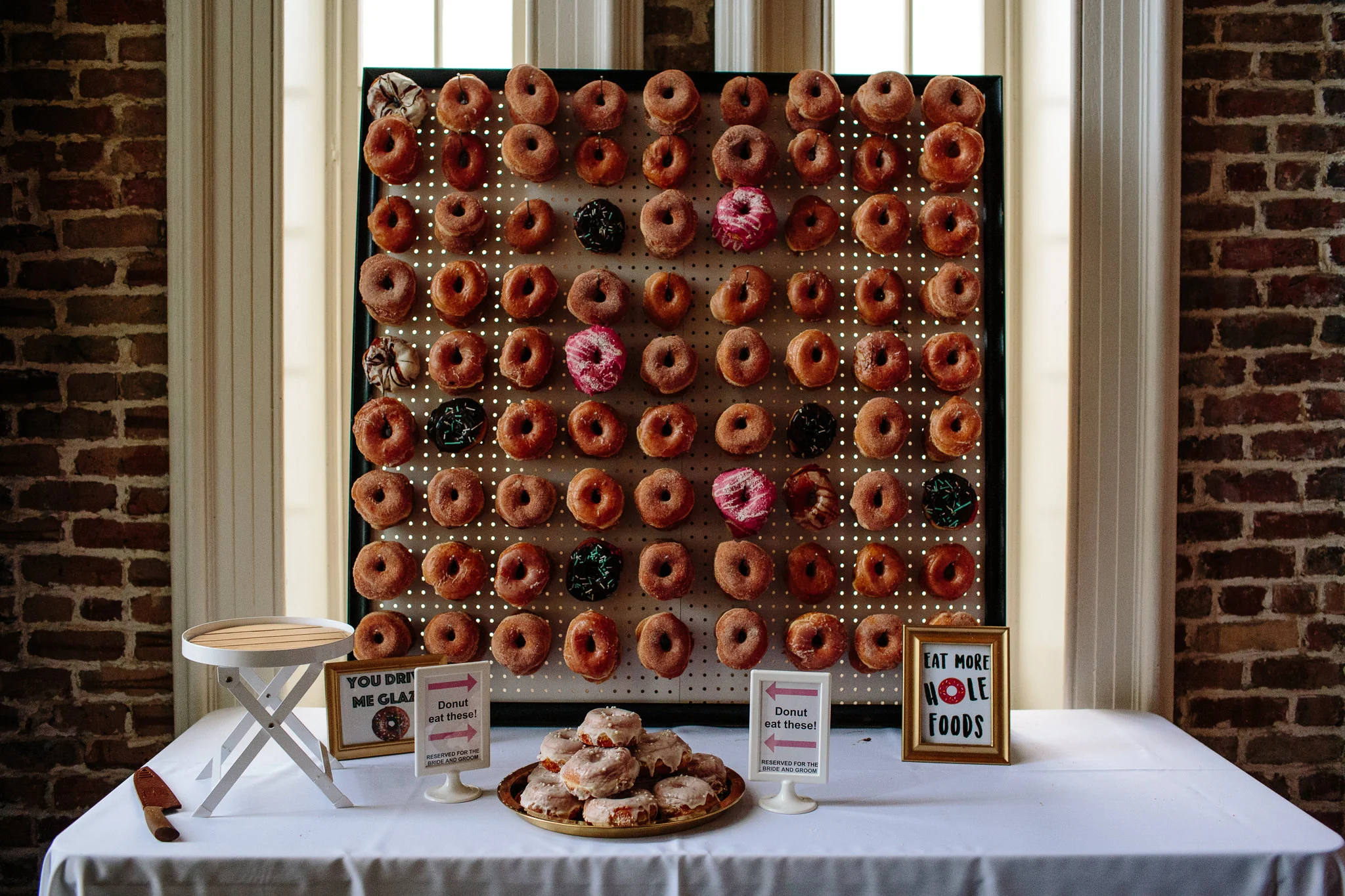 Photo of a donut wall for a private event by My House Social