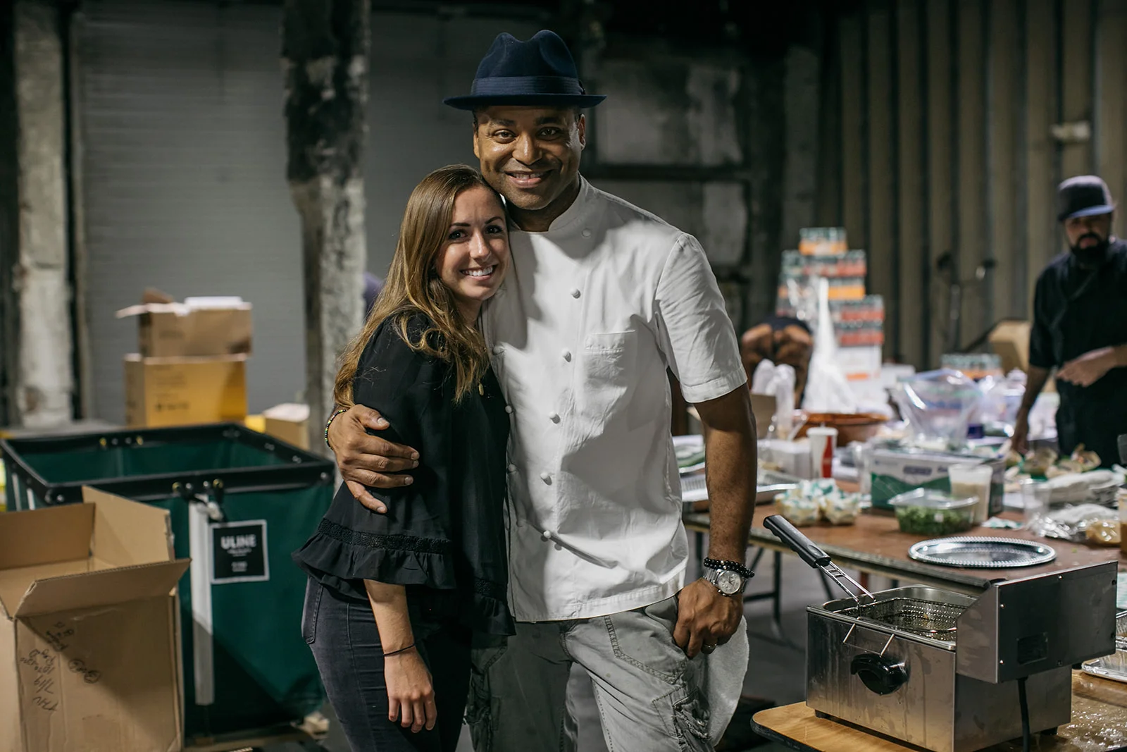 A small behind the scenes look with our Louisiana Manager Katherine Bowler and Chef Marlon Alexander at the event. Photo by Ollie Alexander.