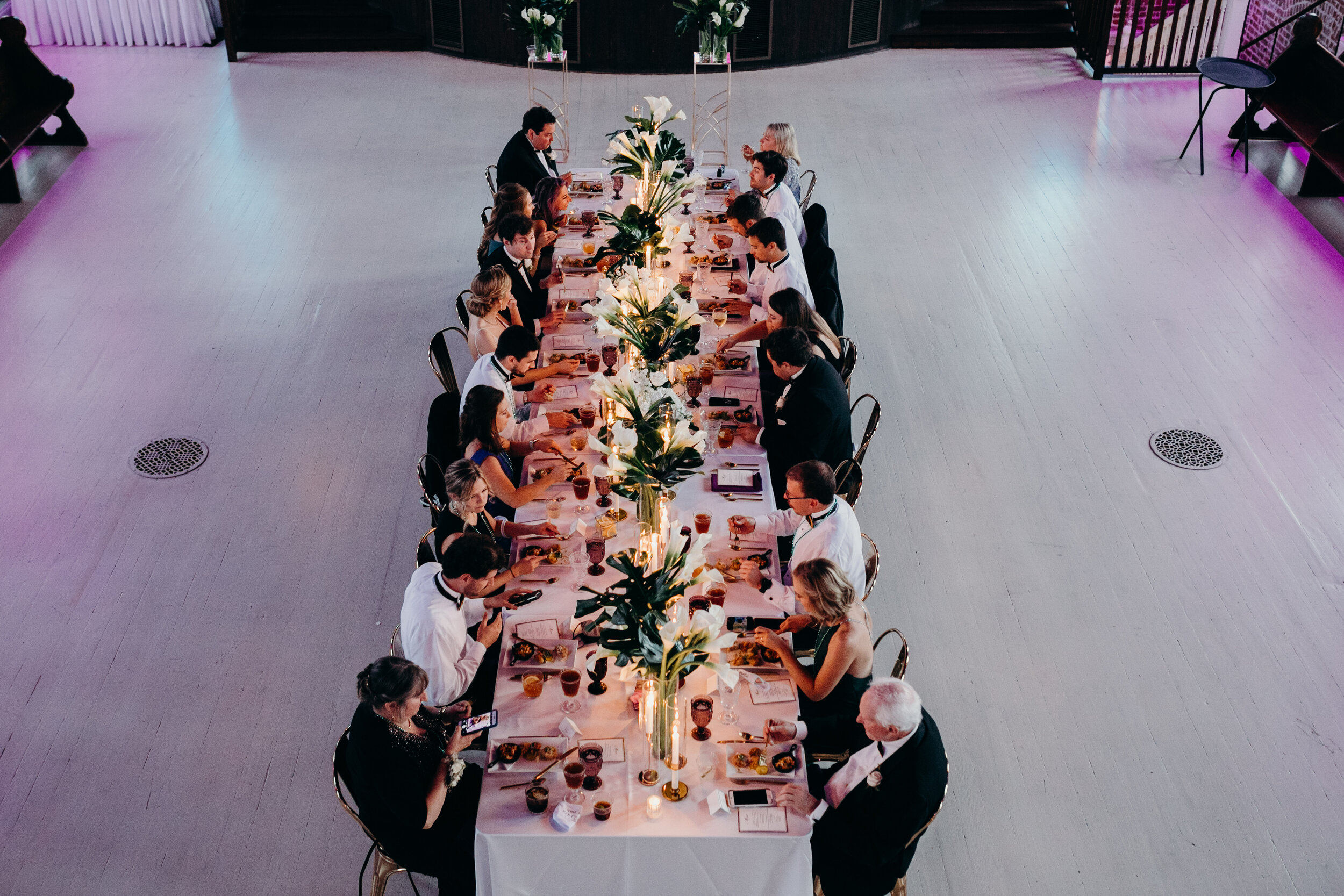 Airplane view of the gorgeous set up