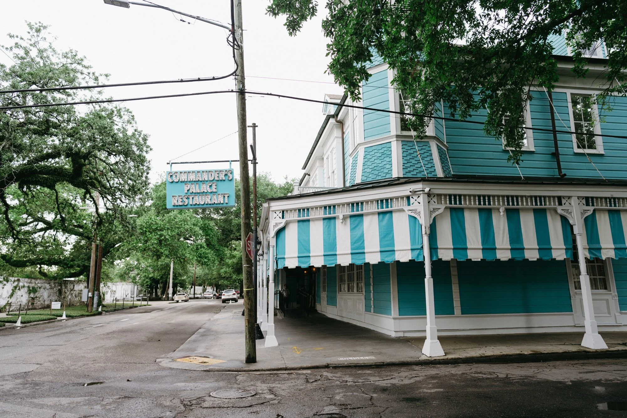 Exterior view of venue in New Orleans.