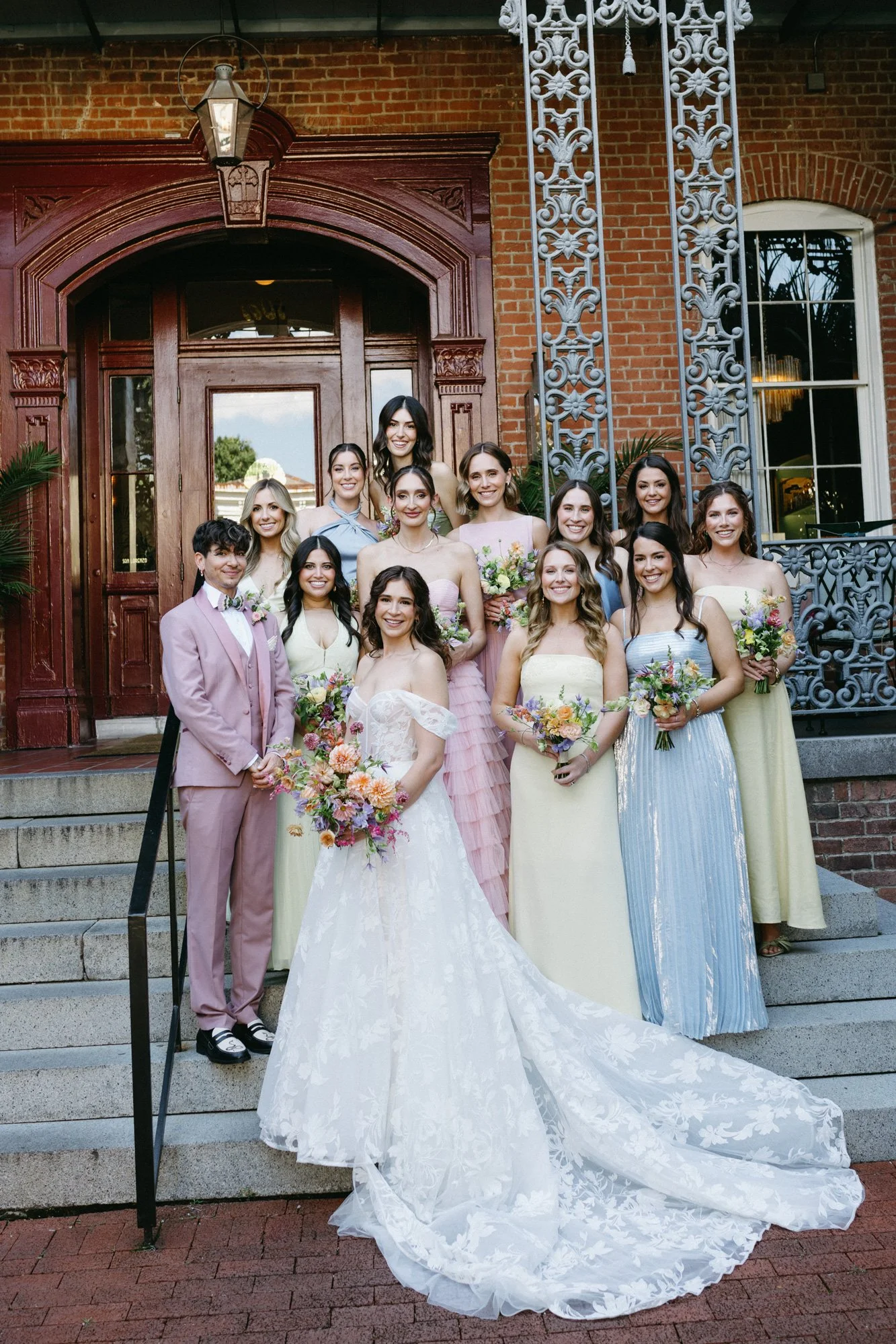 Missy with her bridesmaids.