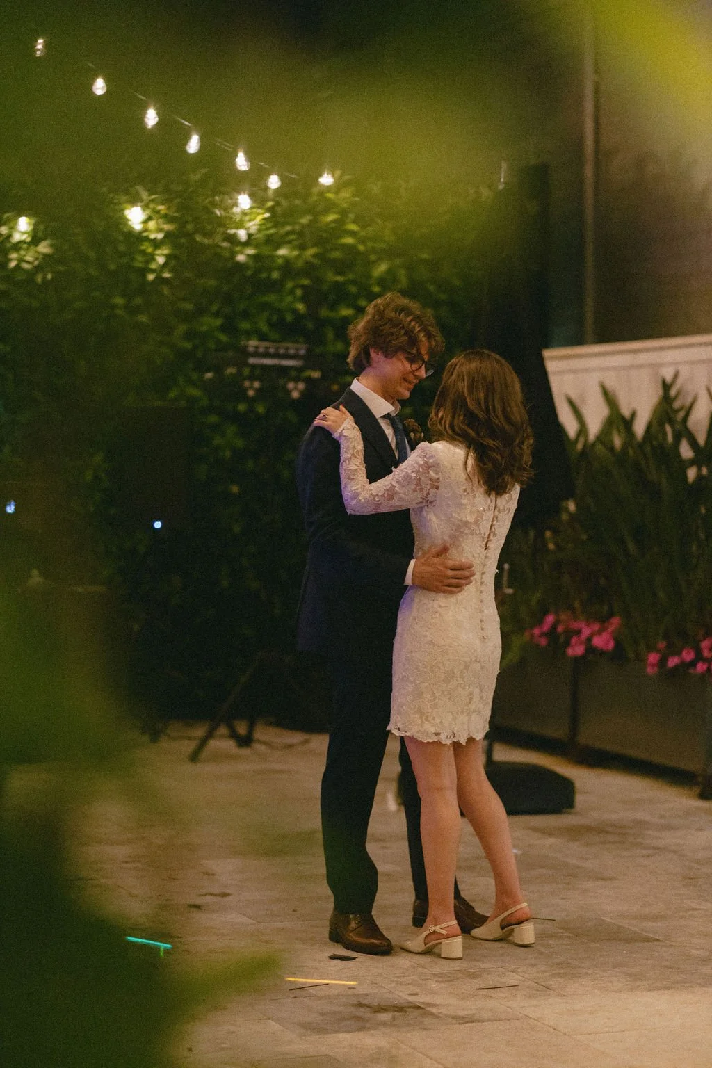 Bride & Groom dancing during the wedding reception.