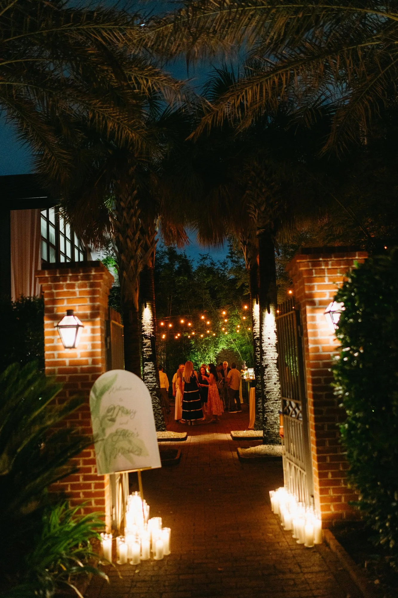 Exterior courtyard entrance.