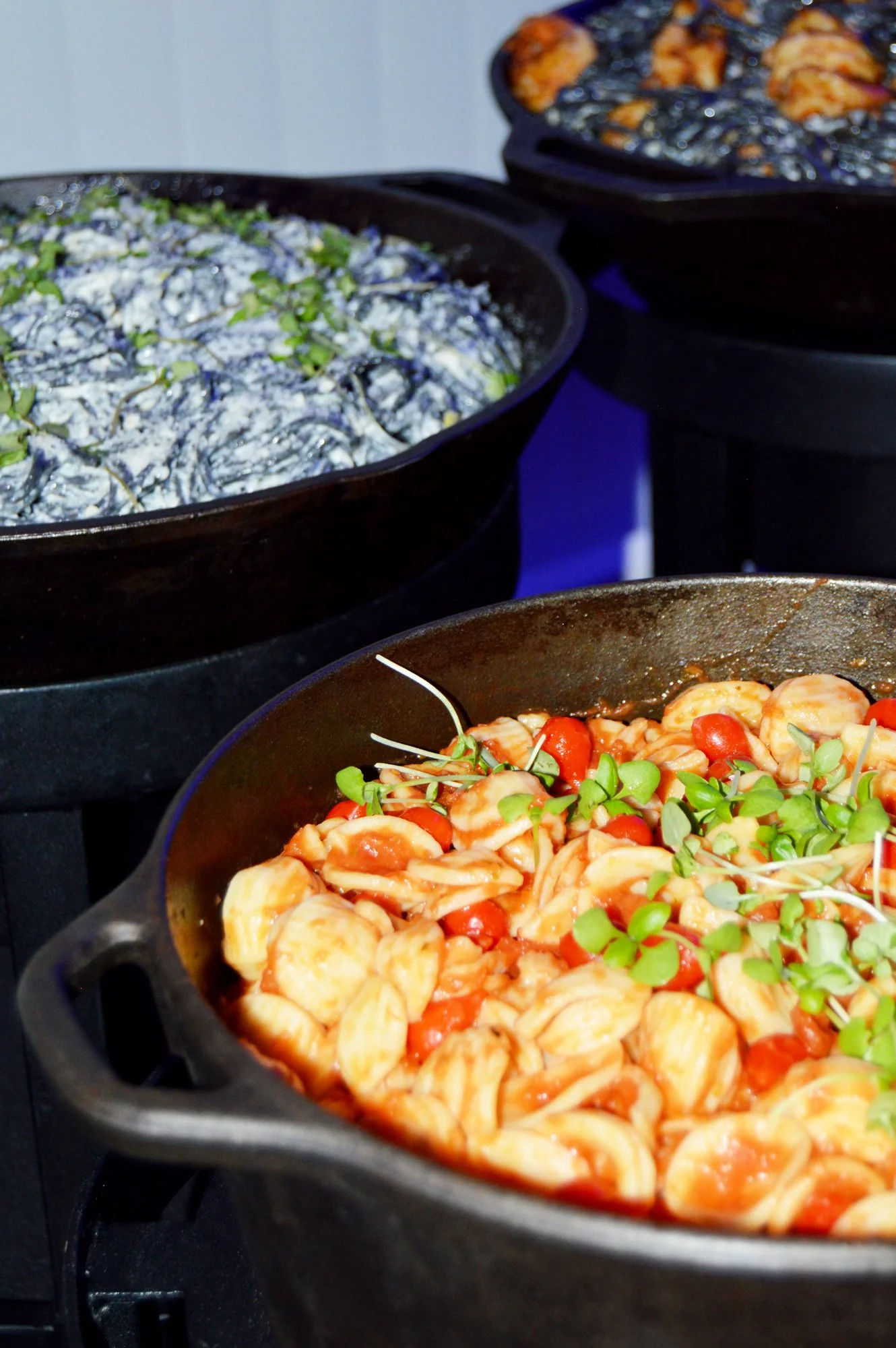 Buffet stations featured chef-driven dishes prepared for guests to enjoy throughout the evening.