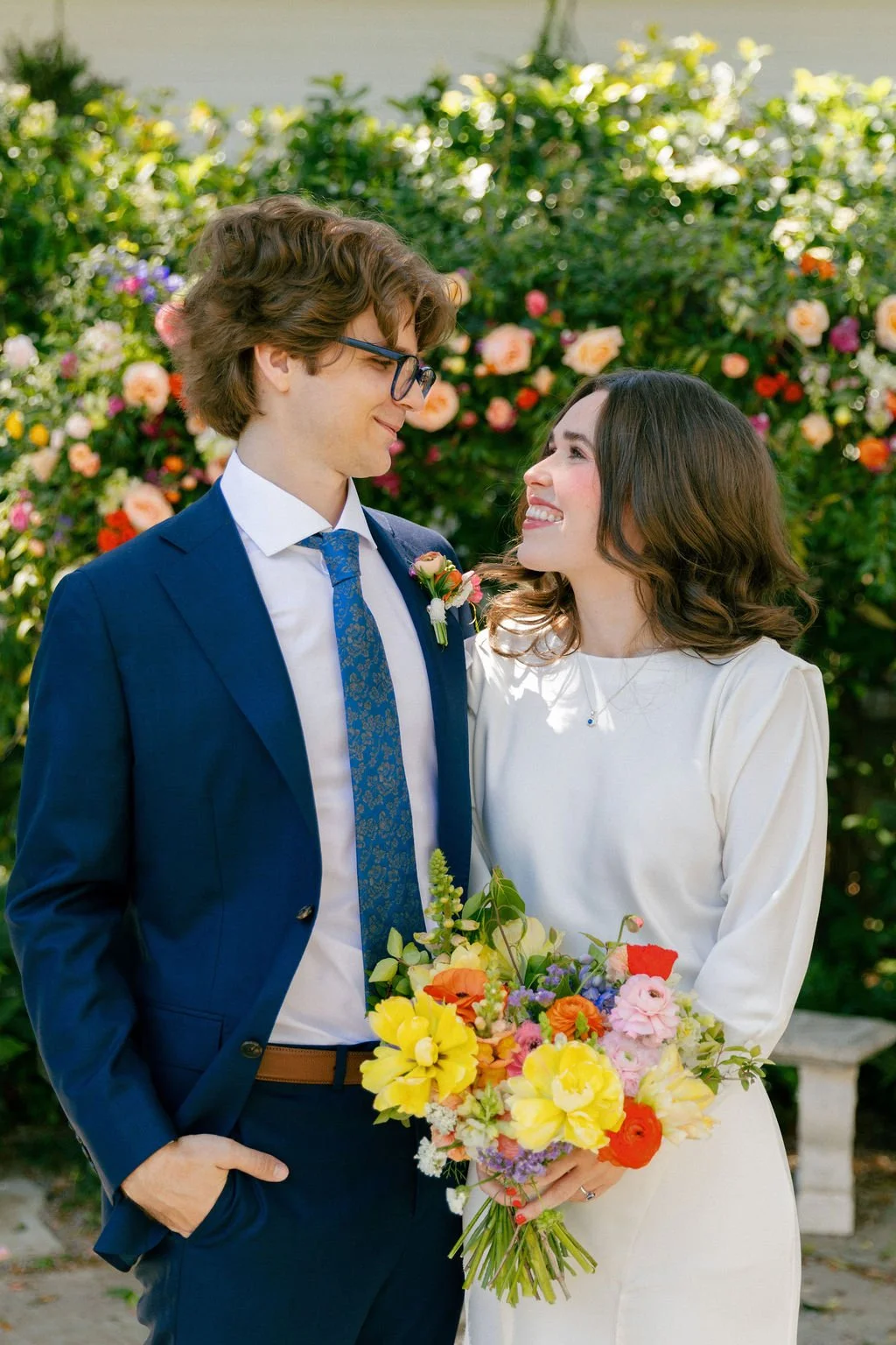 Brooke and Niels sharing a candid moment