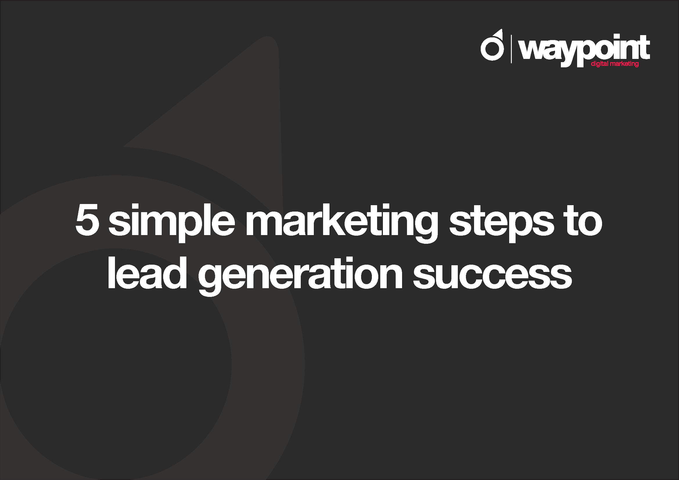 DOWNLOAD: Lead generation ebook