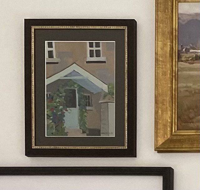Ruth Marcus gauche art vintage gallery wall- Photo by Dana Evans of Everly & Monet Designs of Washington,DC, Atlanta, GA, Bethesda, MD.jpeg.jpeg