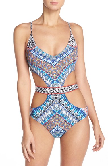 SWIRL STYLE AFRICAN INSPIRED SWIMSUITS