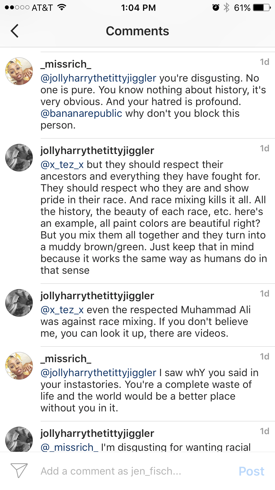 WHEN "THE HATE" SLAPS YOU IN THE FACE INTERRACIAL COUPLE ON INSTAGRAM via Swirl Nation Blog