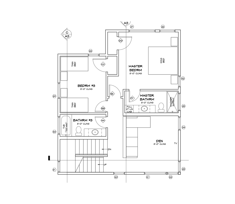 SINGLE FAM Second Floor Plan