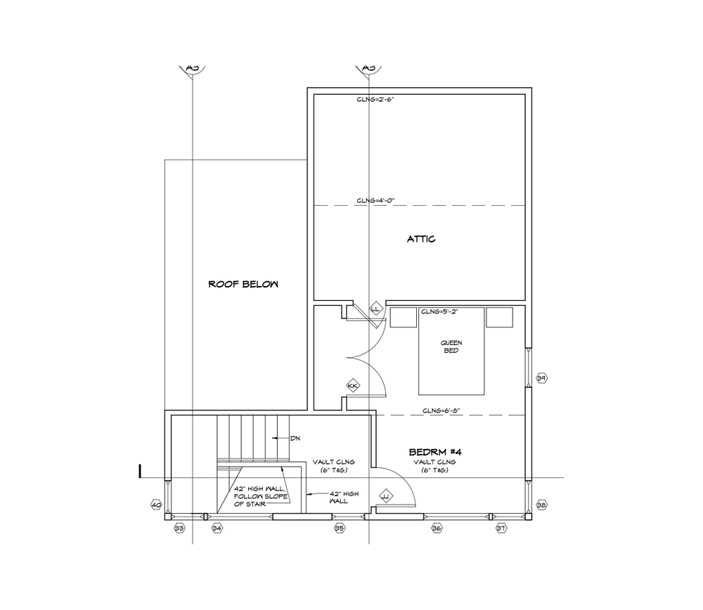 SINGLE FAM Third Floor Plan