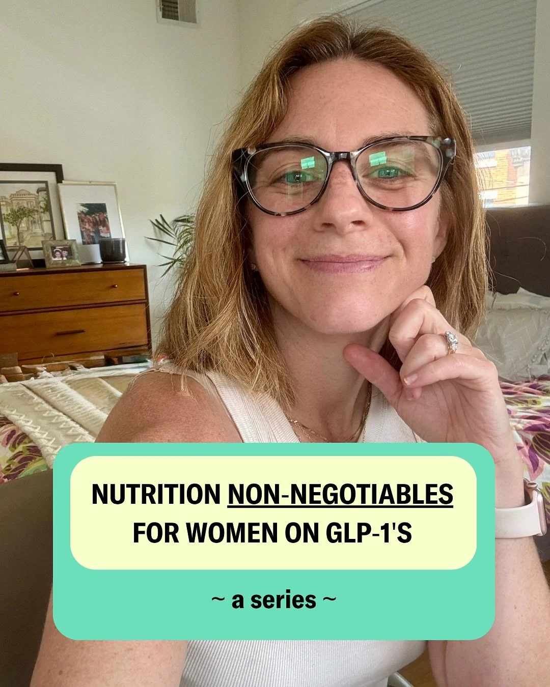 📣 Ladies, if you’re on a GLP-1 or are *thinking* about going on one, I cannot underscore enough how important it is that you work with a dietitian to ensure your body is getting the nutrition it needs ❤️
👉🏻 Weight loss doesn’t NOT aut