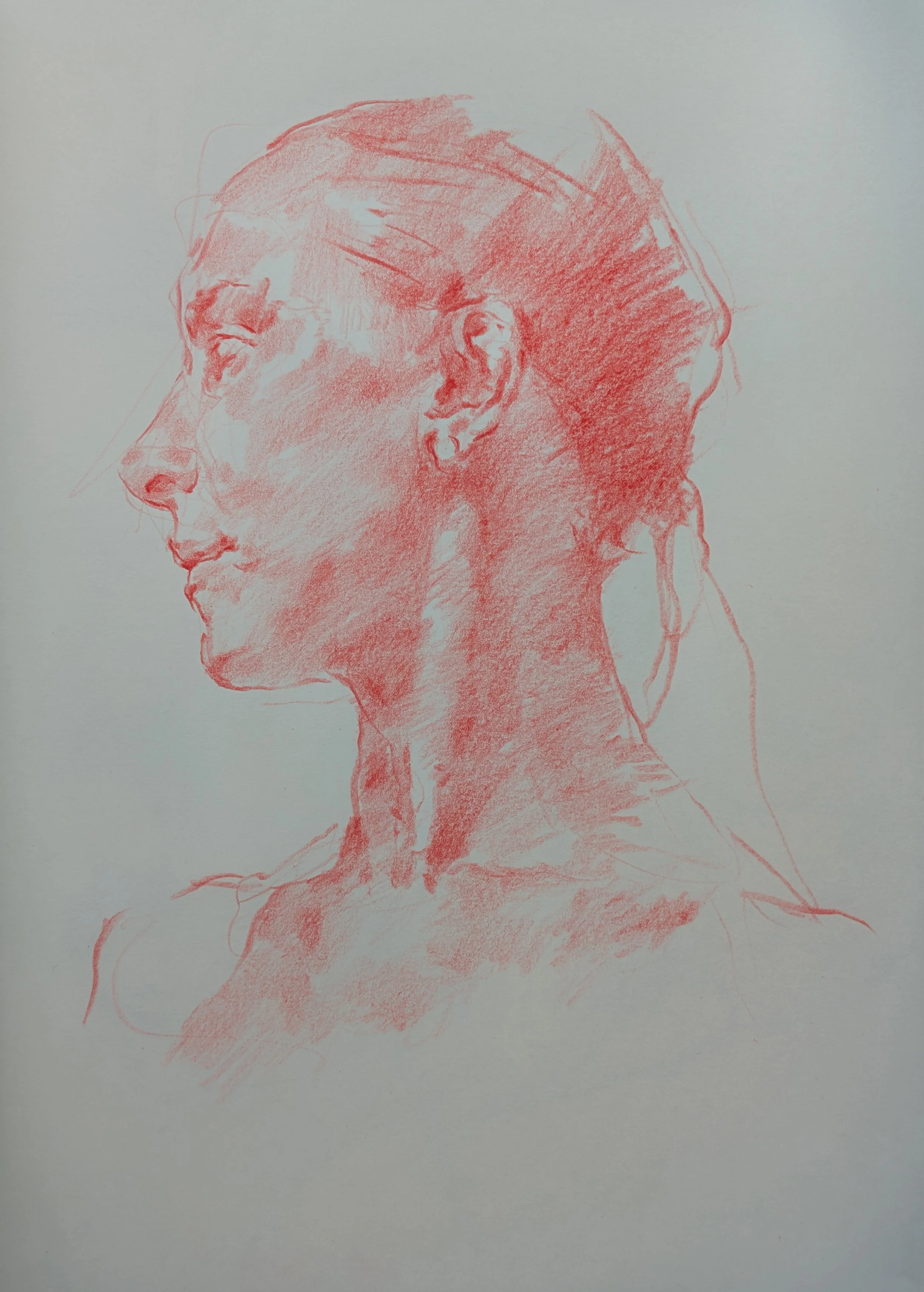 Red Pencil Sketch