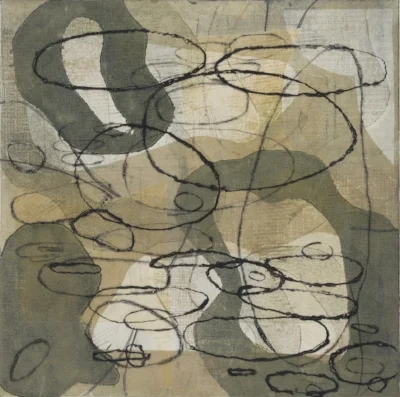 Interplay, monotype and collagraph, 24x24"