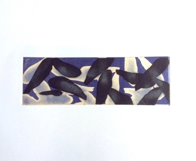 Scattershot, etching with a la poupée inking