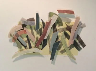 Windy Trees, etching, 3D sculpture