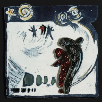 Tango II, etching, 3D sculpture