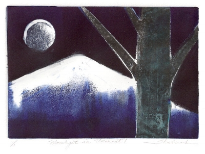Moonlight in Vermont, monotype