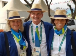 The USA needs more officials to serve at the highest levels of the sport. Do you want to be an Olympic Judge or Technical Delegate? The Roger Haller Scholarship can help you achieve your aims. Rio Eventing Ground Jury: l-r Sandy Phillips, Andrew Bennie, Marilyn Payne. (Photo courtesy of Helen Christie)