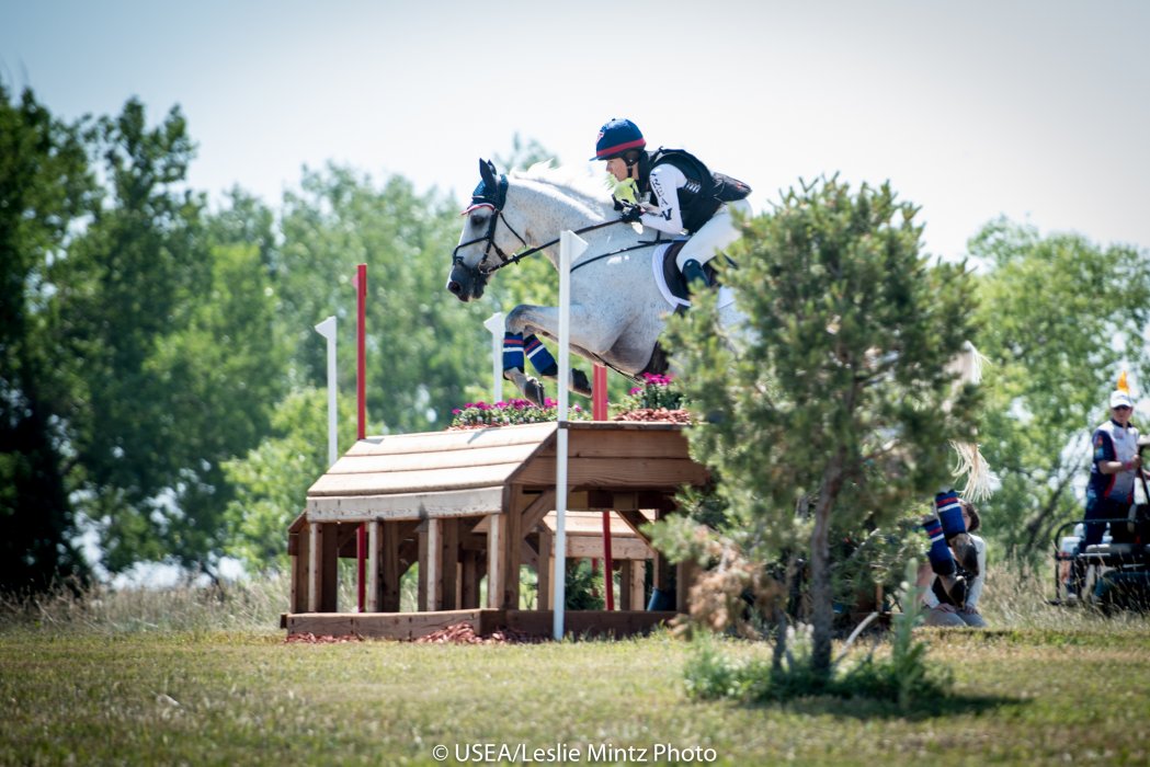 Young Rider Clara Cargile and White Indian at the 2016 NAYRC.