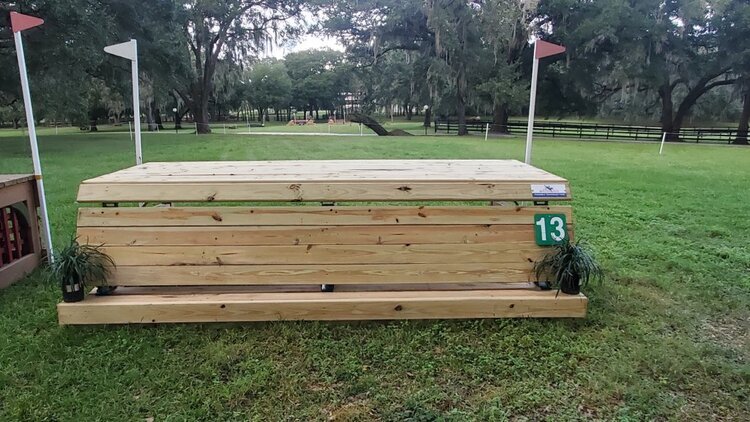 Grand Oaks Horse Trials debuted their new frangible tables in October. Courses designed by Clayton Fredericks. 