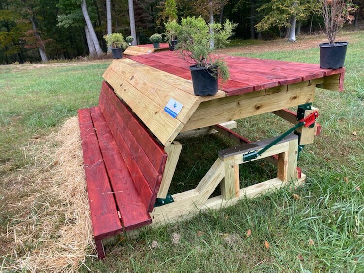  The new table at the Maryland Horse Trials at Loch Moy Farm. Course designed by Ian Stark. 