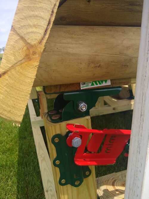  Table at Plantation Field showing detail of frangible device. Chris Donovan Photo. 