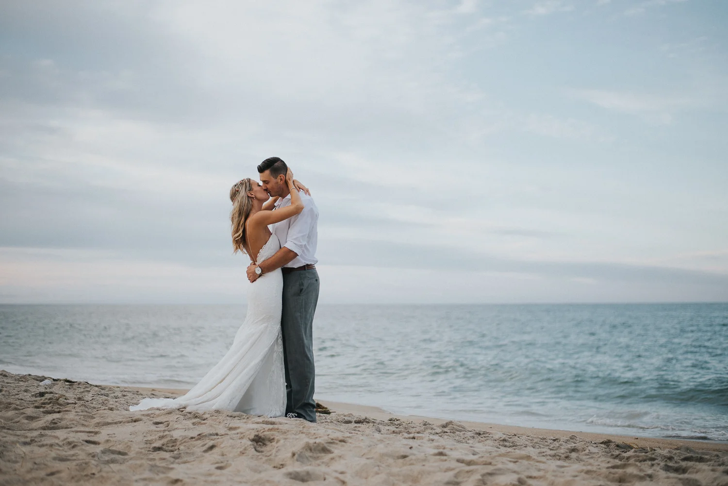 Mr & Mrs Hudson | Salisbury Massachusetts Beach Bridal Session