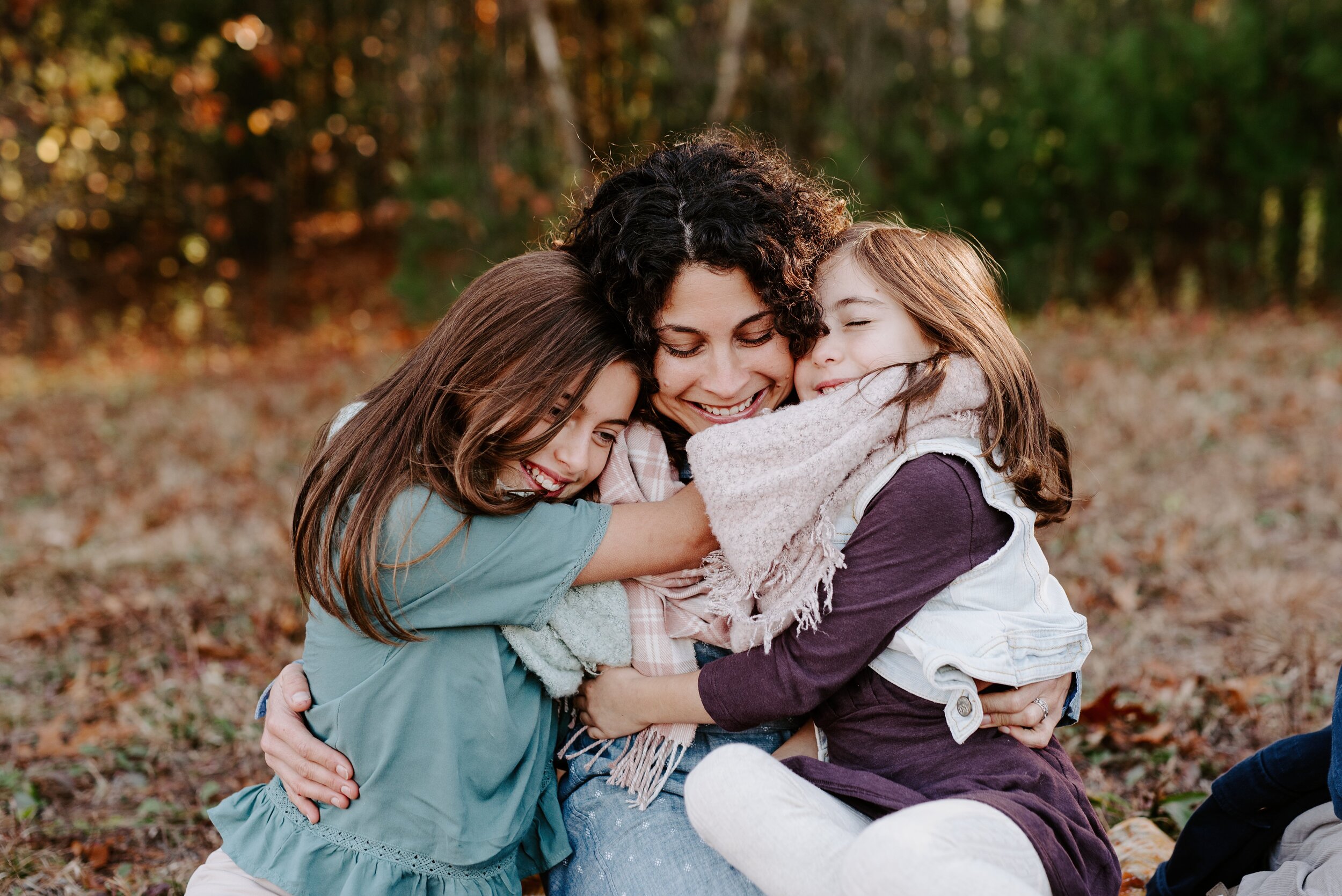 New York Hudson Valley Lifestyle Family Photographer Fall Photos Portraits Hug.jpg