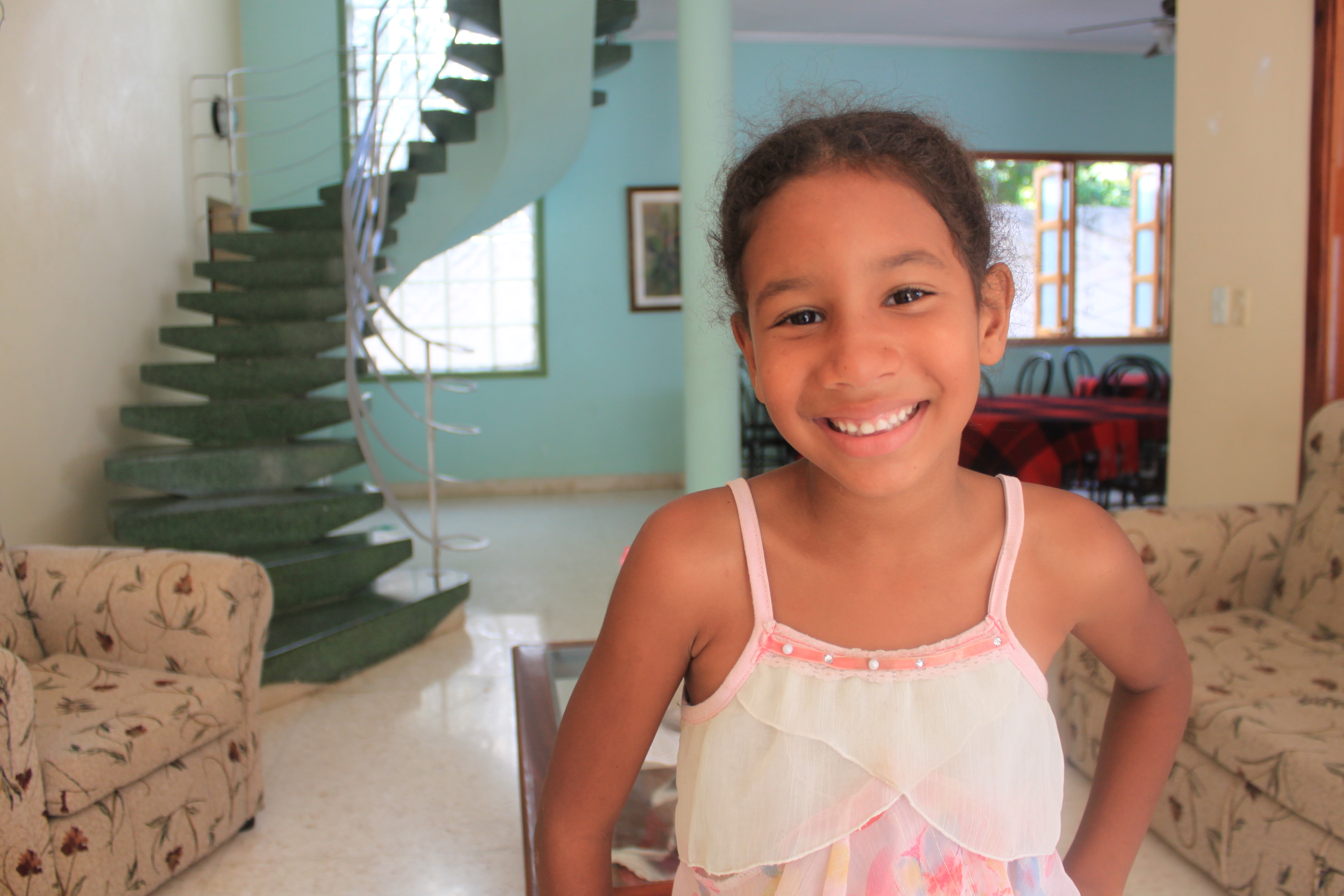 Little girl in an orphanage