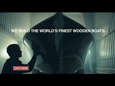 Van Dam Custom Boats featured on Craftsman Commercial - LOVE. MAKING.