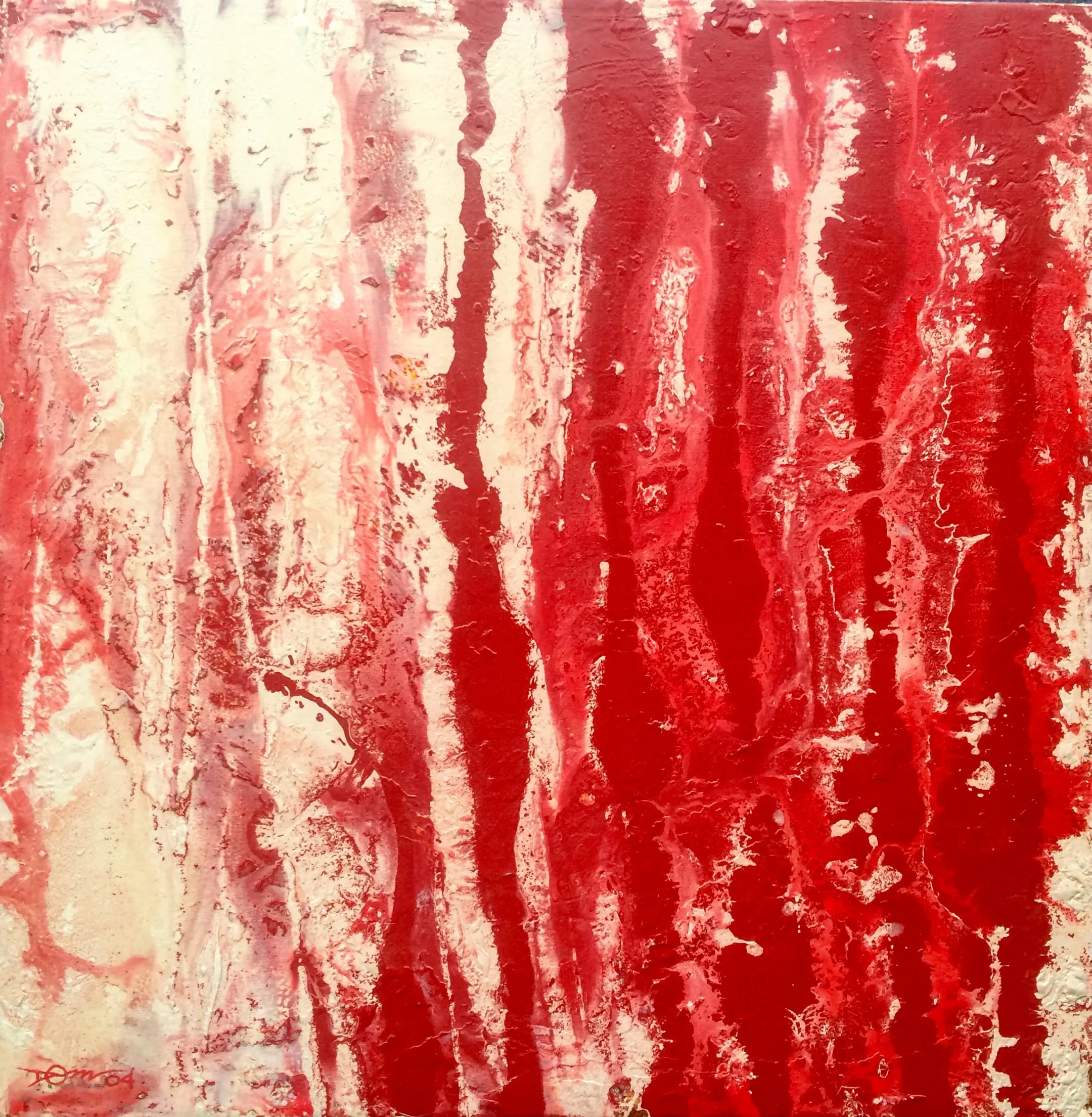  Love Crime  34"X36" Acrylic on canvas 
