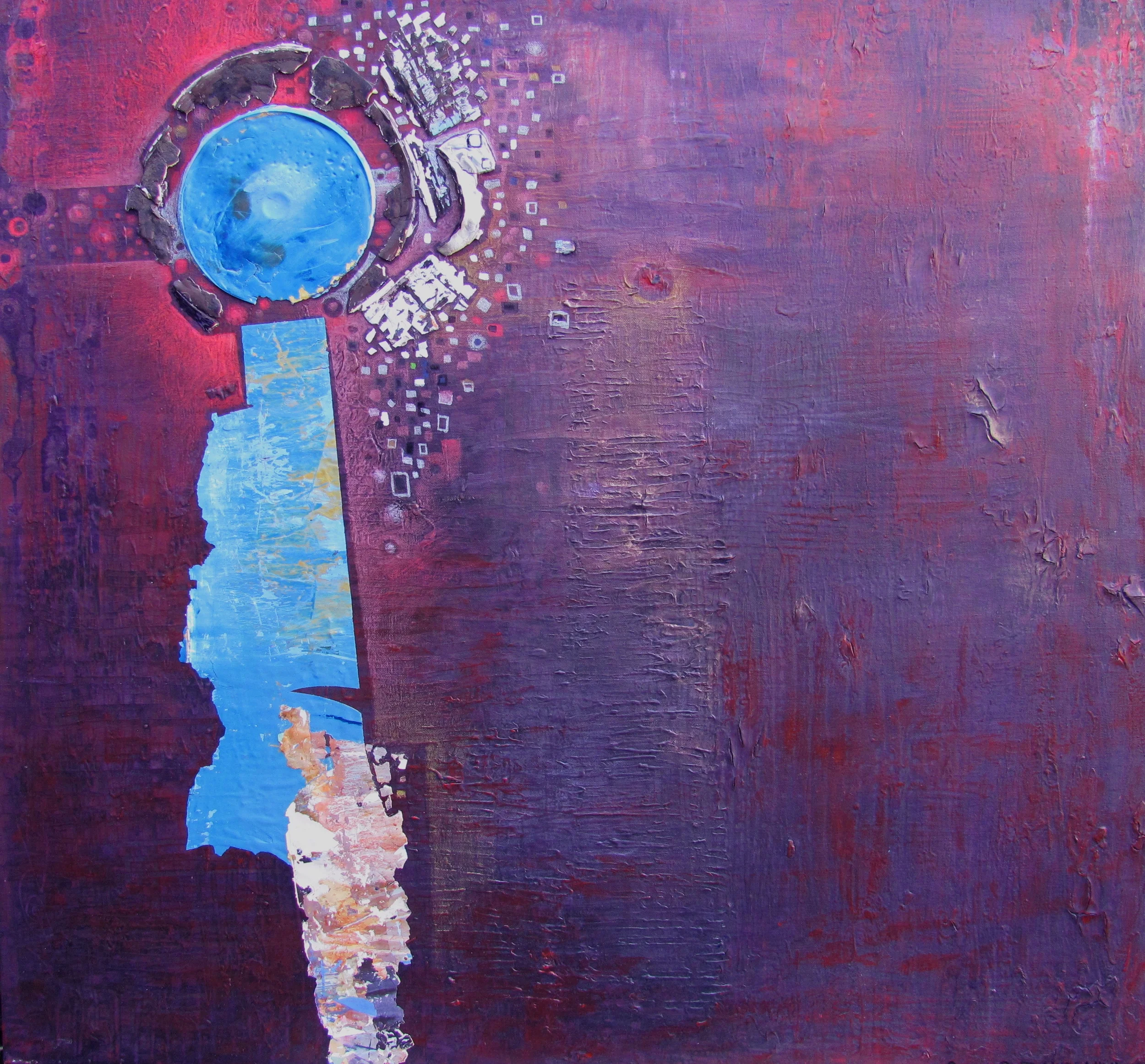 Tom Mahalk 36"X36" Mixed media on canvas