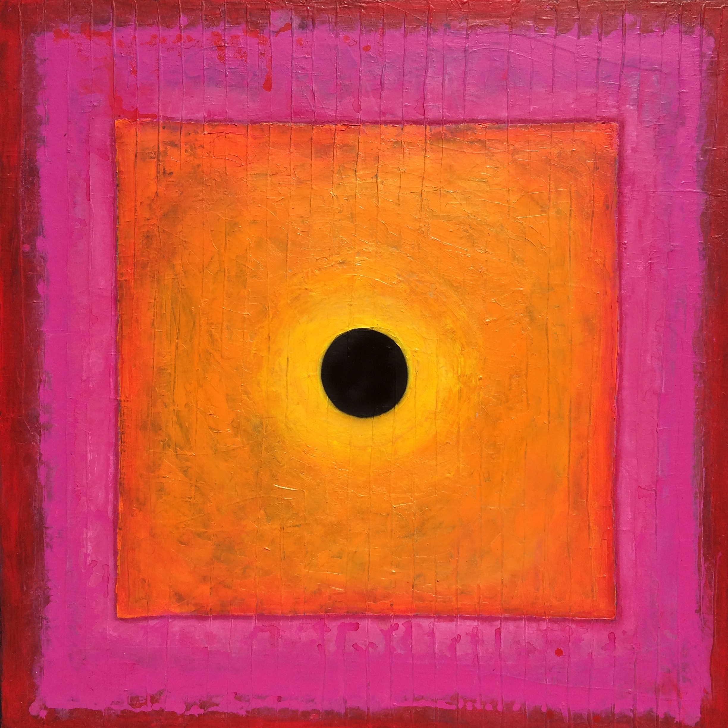  One Hundred And Zen  54"X54" Acrylic on canvas 