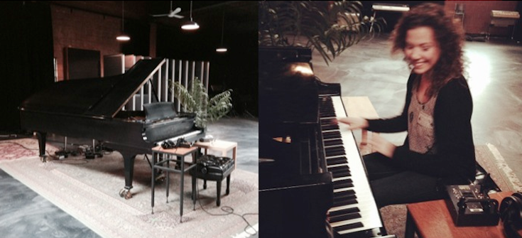 Une autre bête sexy chez les Studios Piccolo: un piano Steinway
