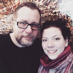 Moi et Luc de Larochellière