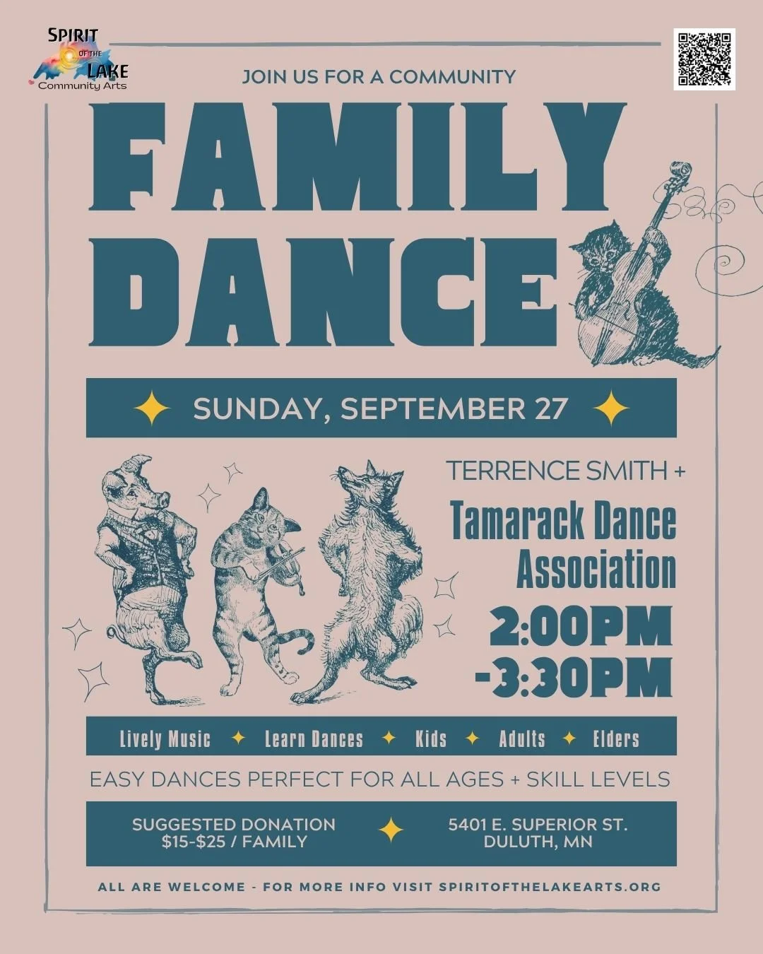Family Dance with Terrence Smith & Tamarack Dance Association