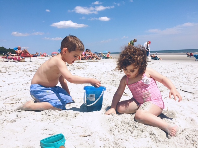 We had a great day at the beach and I'm so fortunate that I can literally work from anywhere, even under an umbrella while on a team training video call from my phone. 
