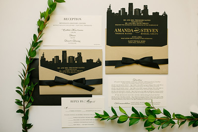 Laser Cut Wedding Invitation