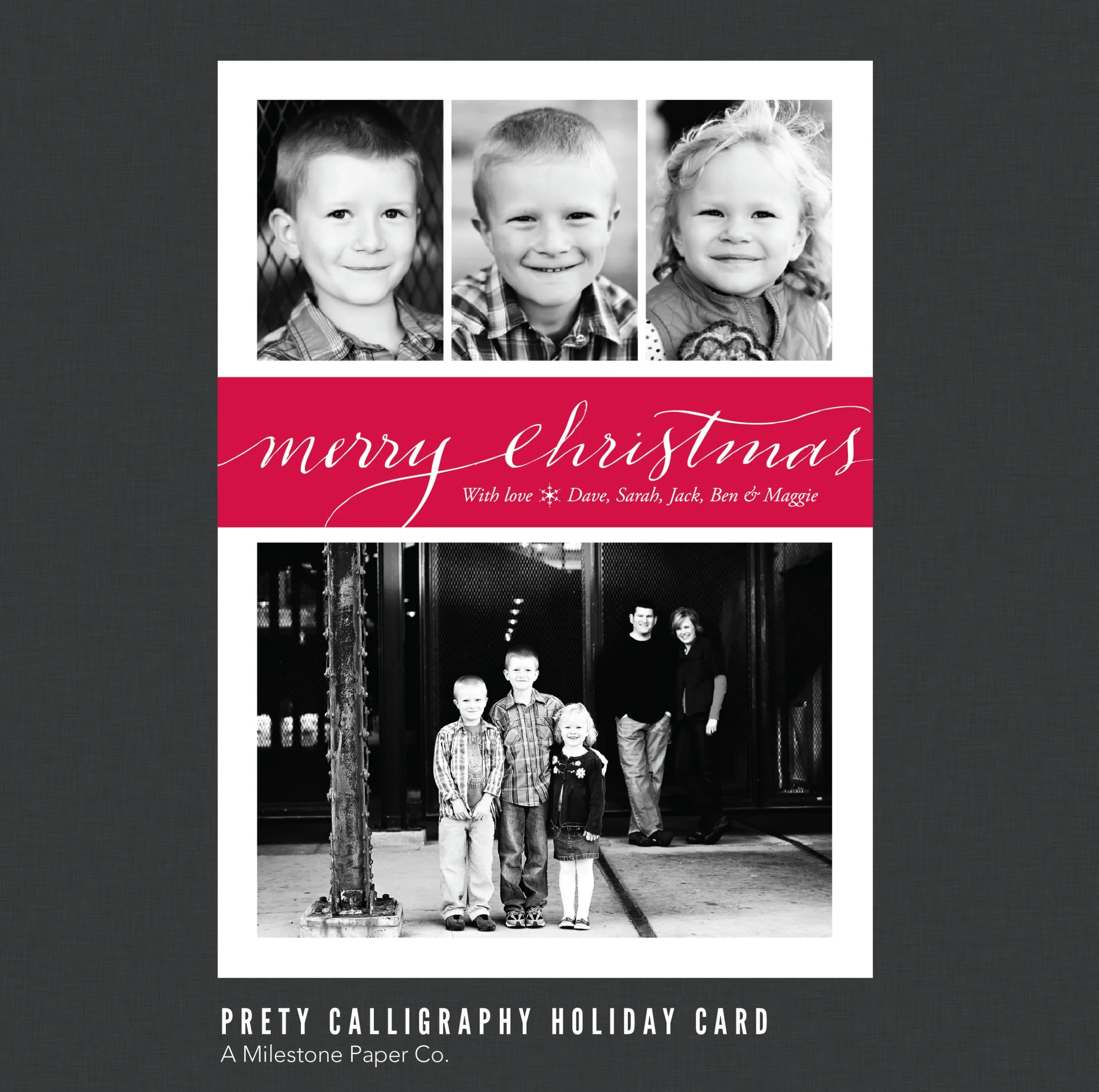 Pretty Calligraphy Card