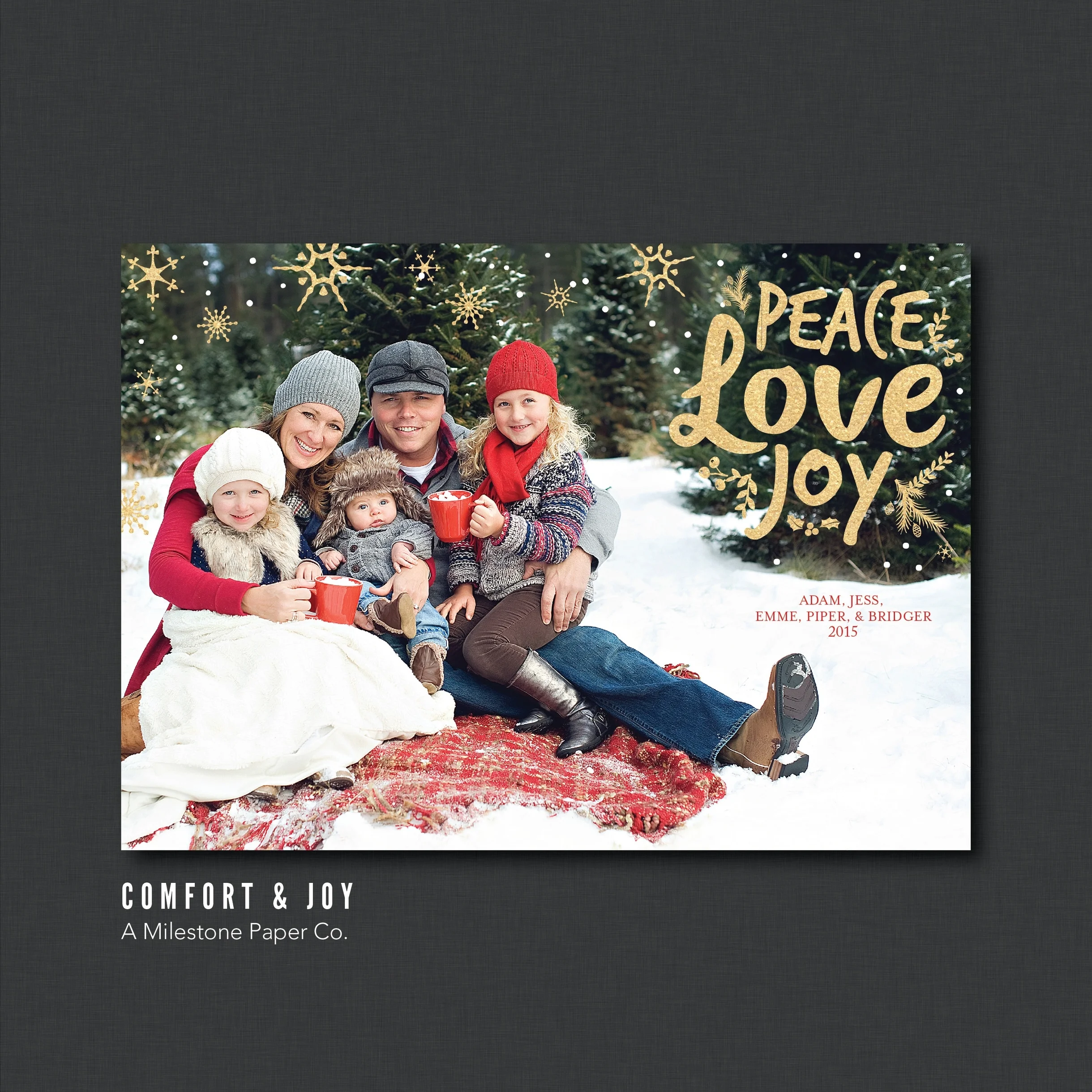 Peace & Joy Holiday Card